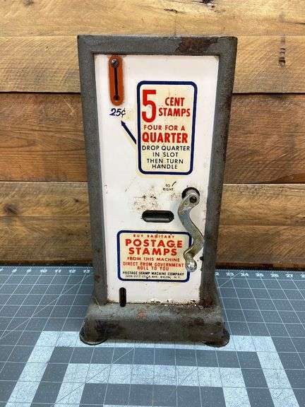 5 Cent Postage Stamp Dispenser Countertop Vending Machine
