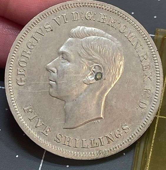 1951 5 Shilling Coin