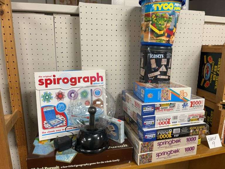 Spirograph,Puzzles, Plasma Ball