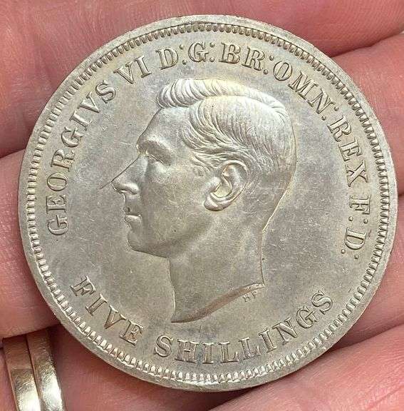 1951 5 Shilling Coin