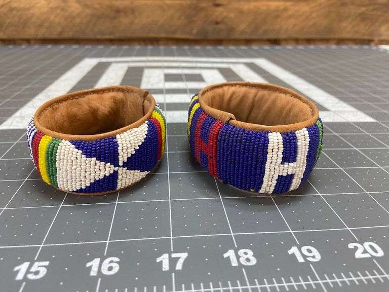 2 Handmade Beaded Bracelets