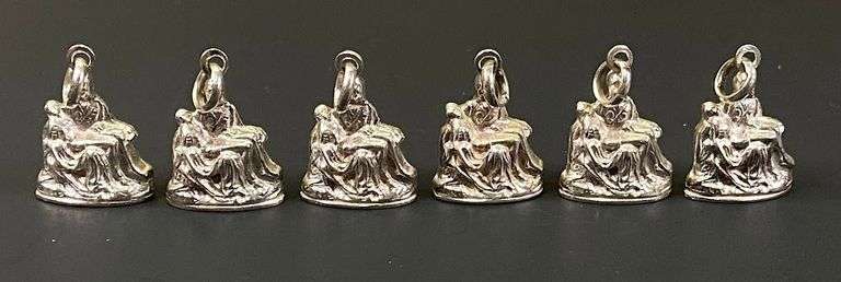 6 Sterling Silver Charms
