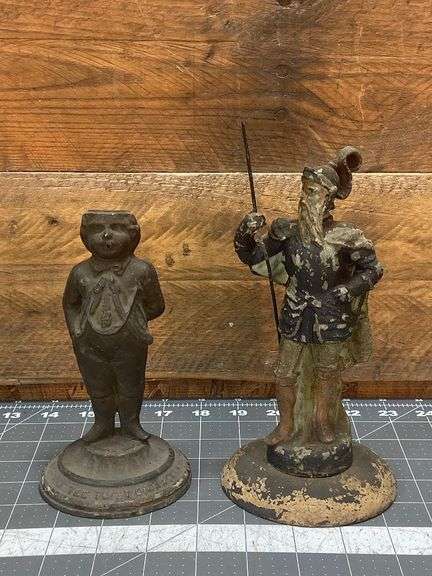 Pair of Early Statues