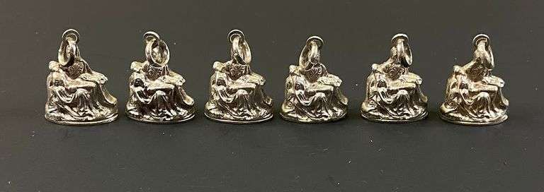 6 Sterling Silver Charms