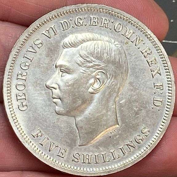 1951 5 Shilling Coin