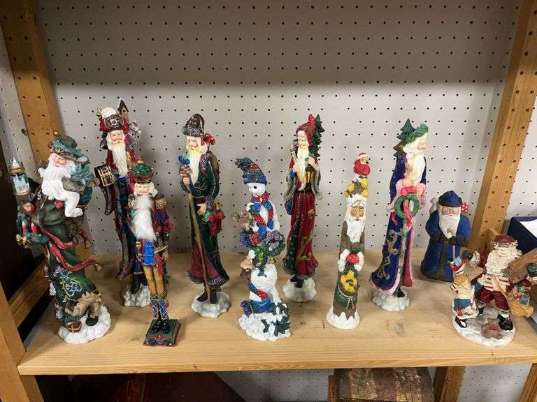 Santa Figurines (slender ones are all by Lenox)