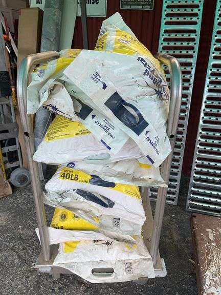Qty. 8 of 40 lb Bags of Salt (cart not included)