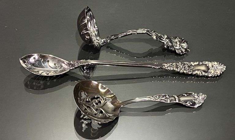 3 Spoons-All Marked Sterling (85.37g combined)
