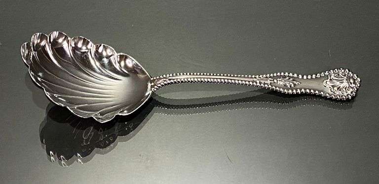 Sterling Silver Serving Spoon by Dominick & Haff (77.02g)