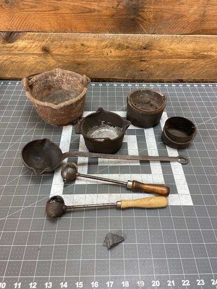 Melting Pots and Ladles (used for lead bullets)