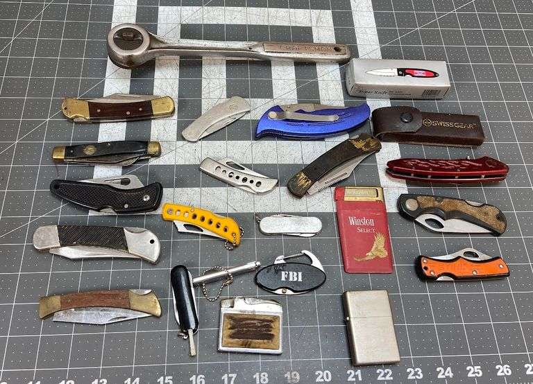 Craftsman Ratchet, Mixed Knives and Lighters