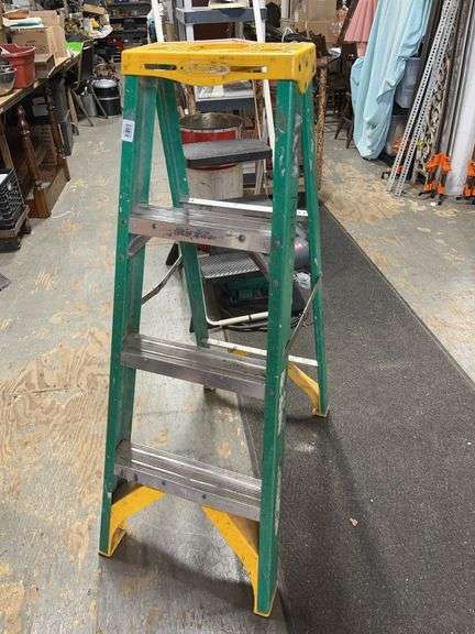 Green Step Ladder
