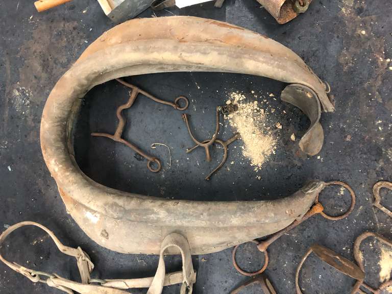 HORSE COLLAR, HALTER, SCOOP, BELL