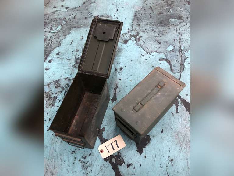 AMMO BOXES (2 TOTAL)