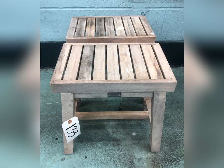 SMITH & HAWKEN SMALL TABLE (SET OF 2)