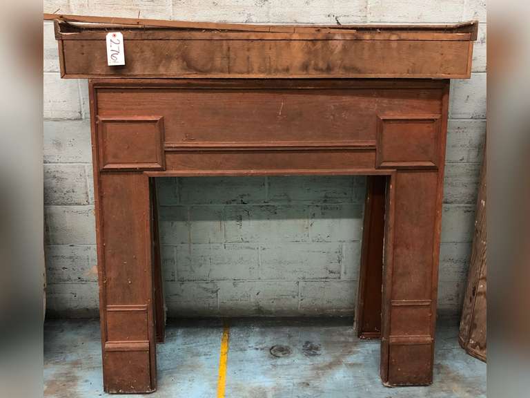 FIREPLACE FRAME AND MANTLE (2 COUNT)