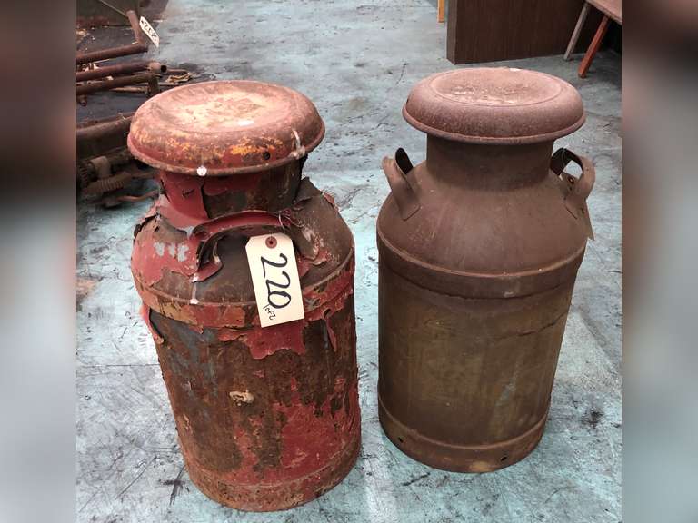 MILK CANS (2 COUNT)