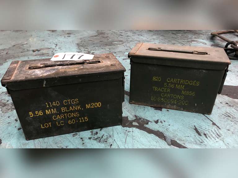 AMMO BOXES (2 TOTAL)