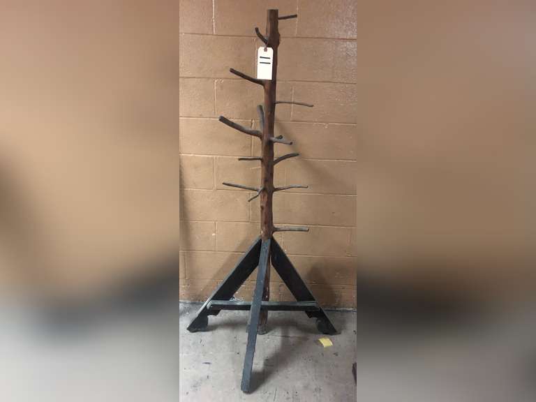 WOODEN HAT RACK