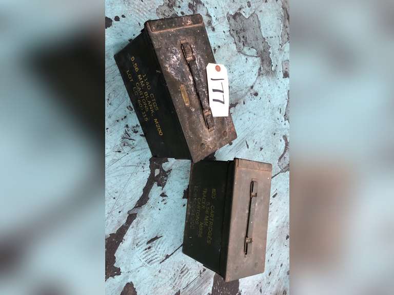 AMMO BOXES (2 TOTAL)