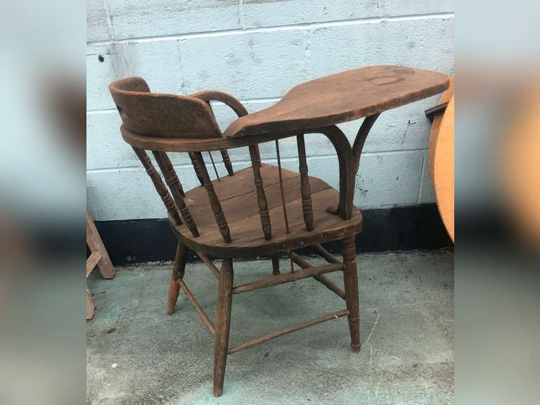 CHAIR WITH WRITING TABLE