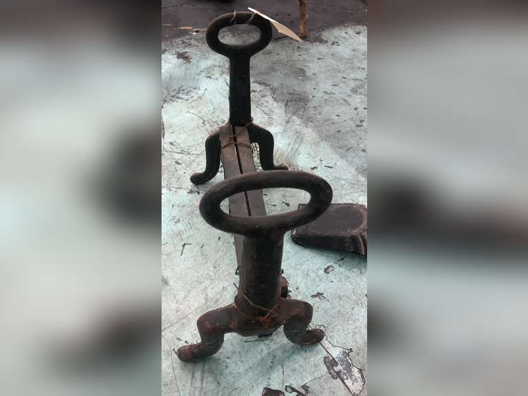 FIRE PLACE IRONS AND SCOOP
