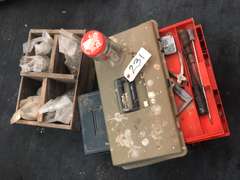 FLAMBEAU TACKLE BOX 2203 AND MISC