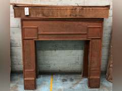 FIREPLACE FRAME AND MANTLE (2 COUNT)