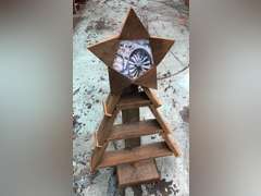 SLED, CHRISTMAS TREE DÉCOR, ANGEL BASKET, TIN MISC WOODEN CHRISTMAS