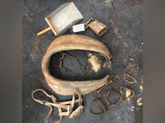 HORSE COLLAR, HALTER, SCOOP, BELL