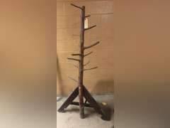 WOODEN HAT RACK