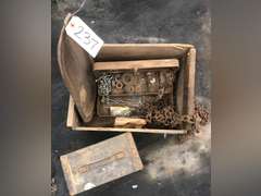 AMMO BOX AND ANTIQUE ADVERTIZING CRATE