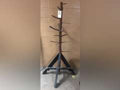 WOODEN HAT RACK