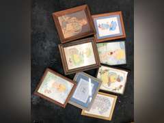 ASSORTED BOOKS AND PICTURE FRAMES