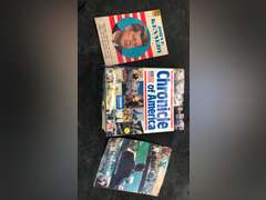 ASSORTED BOOKS AND PICTURE FRAMES