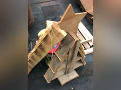 SLED, CHRISTMAS TREE DÉCOR, ANGEL BASKET, TIN MISC WOODEN CHRISTMAS