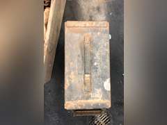 AMMO BOX AND ANTIQUE ADVERTIZING CRATE