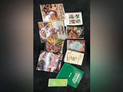 ASSORTED BOOKS AND PICTURE FRAMES