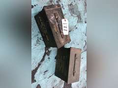 AMMO BOXES (2 TOTAL)