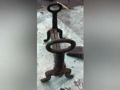 FIRE PLACE IRONS AND SCOOP