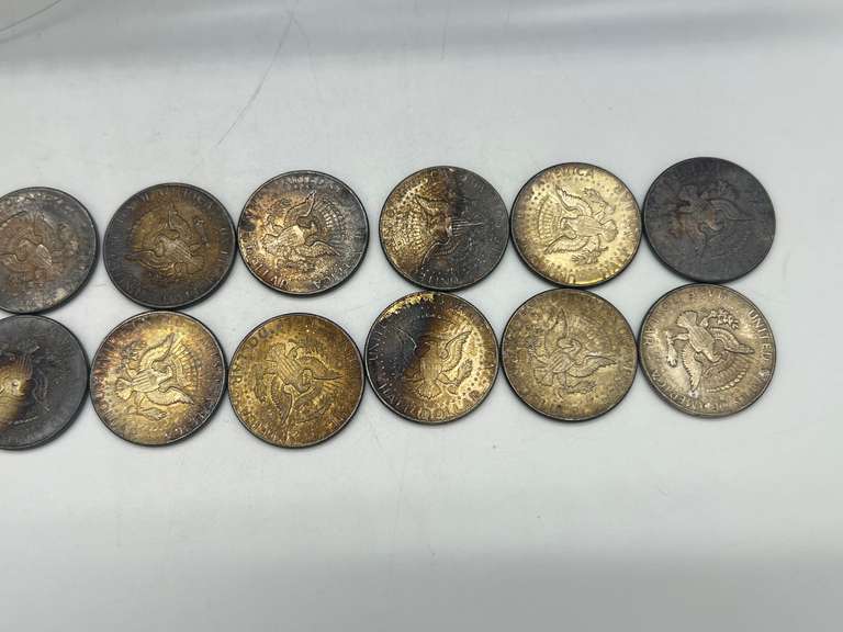 Lot of 18 1964 Kennedy Half Dollar Coins