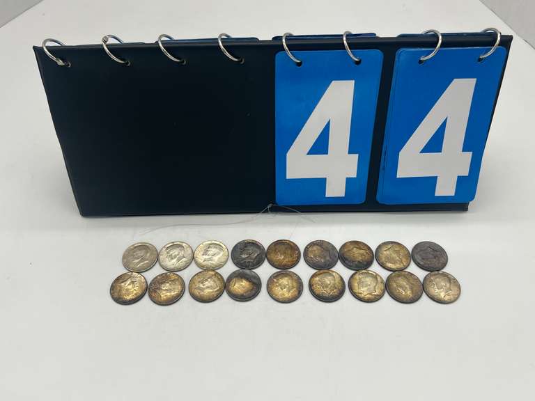 Lot of 18 1964 Kennedy Half Dollar Coins