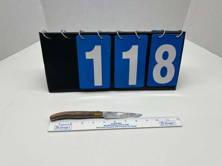 Laguiole L'Éclair Fixed blade knife (#Serial 440)
