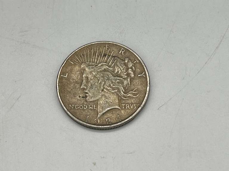 1924 Liberty Silver Dollar Coin