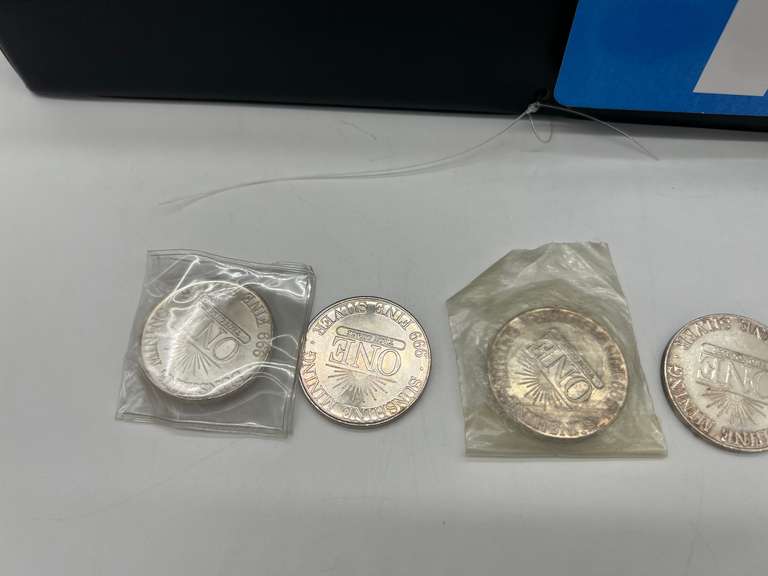 Lot of 6 Sunshine Minting Silver Bullion Coins
