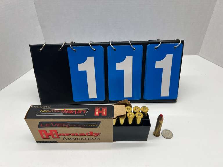 Hornady Lever Evolution Ammunition 20 rounds