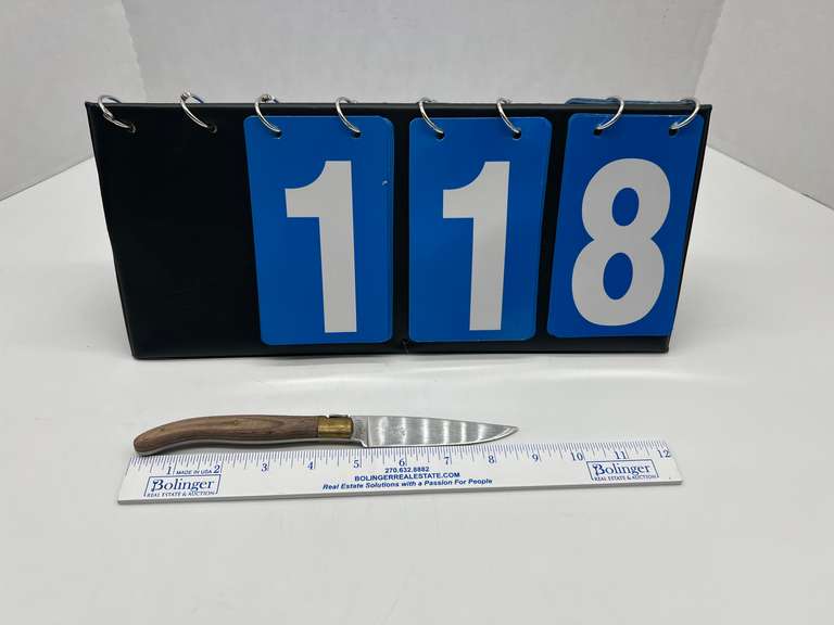 Laguiole L'Éclair Fixed blade knife (#Serial 440)