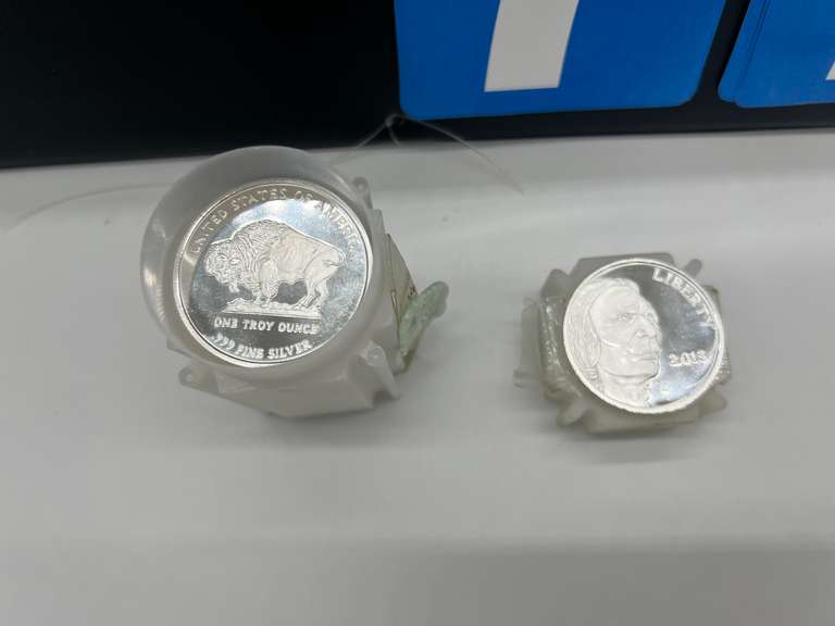 Lot of 20 2013 American Buffalo Indian Head 1 oz. Silver Bullion Rounds