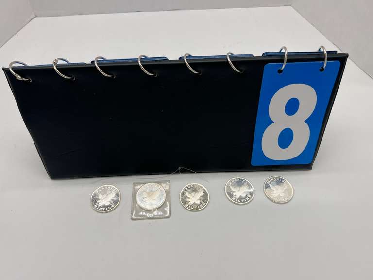 Lot of 5 Sunshine Minting  Silver Bullion Coins