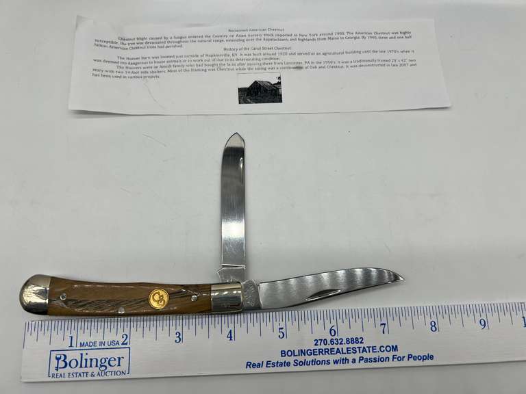 Canal Street Cutlery Co. Dual blade (Serial #195) pocket knife